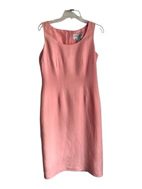 Jessica Howard Petite Pink Linen Blend Sheath Dress – Size 10P